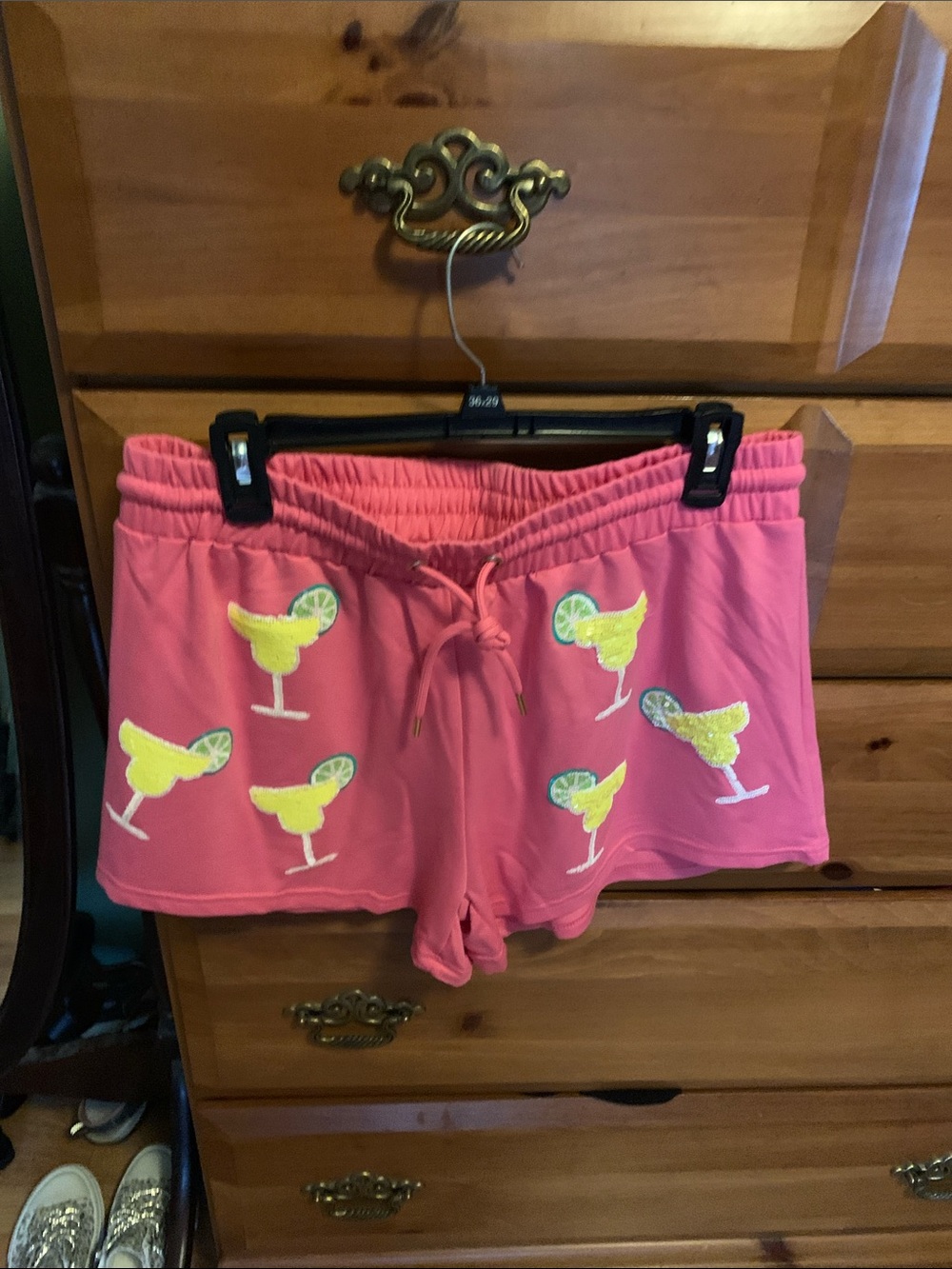Pink Cocktail Embroidered short set - Picture 6 of 6